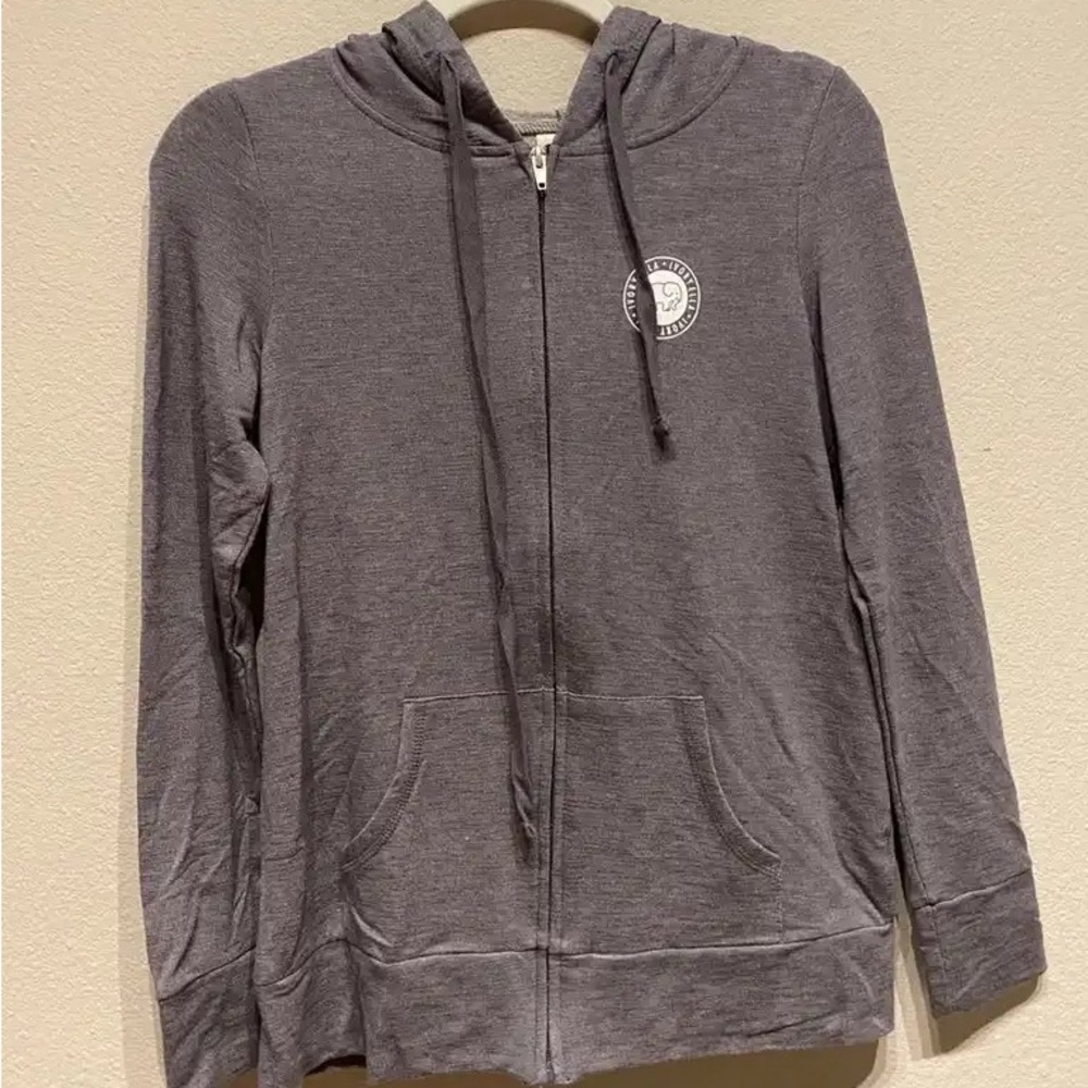 Ivory Ella Zip Up Hoodie Jacket
